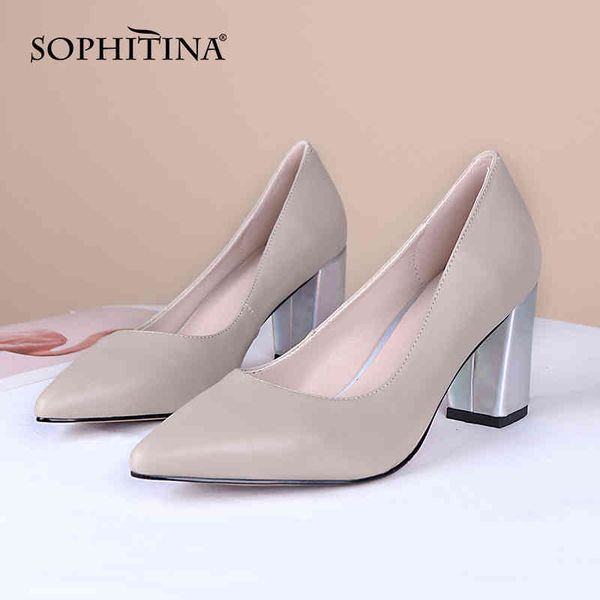 sophitina office lady shoes women concise sheepskin solid shoes pointed spring autumn handmade female pumps c914 210513, Black
sophitina office lady shoes women concise sheepskin solid shoes pointed spring autumn handmade female pumps c914 210513, Black