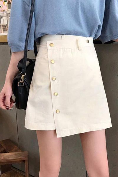 skirts women ladies spring summer short high waist button irregular a-line mini skirt casual slim fit semi girls fashion, Black
skirts women ladies spring summer short high waist button irregular a-line mini skirt casual slim fit semi girls fashion, Black