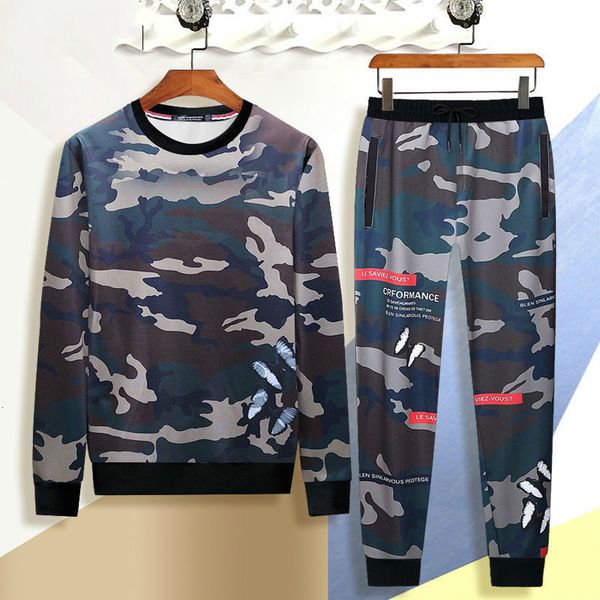 tracksuits 2021 new autumn korean loose sports sweater men's camouflage personality trend two-piece suit, Gray
tracksuits 2021 new autumn korean loose sports sweater men's camouflage personality trend two-piece suit, Gray