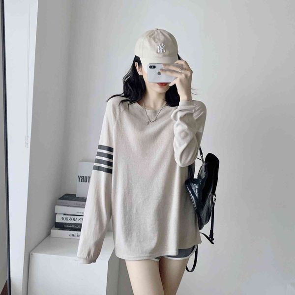 tees t-shirt 2021 contrast sunscreen blouse casual sleeve t-shirt women's summer korean version loose thin medium and long sweater fas, White
tees t-shirt 2021 contrast sunscreen blouse casual sleeve t-shirt women's summer korean version loose thin medium and long sweater fas, White