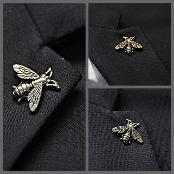 women men vintage antique stereoscopic metal cute small bees insect brooches broaches pins party accessories jewelry, Blue
women men vintage antique stereoscopic metal cute small bees insect brooches broaches pins party accessories jewelry, Blue