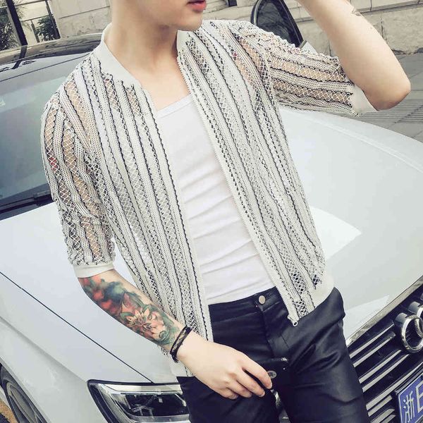 jackets male striped bomber jacket, summer vest, sun protection, men's casual jackets, plus size, half sleeve, 2021. vf7p, Black;brown
jackets male striped bomber jacket, summer vest, sun protection, men's casual jackets, plus size, half sleeve, 2021. vf7p, Black;brown