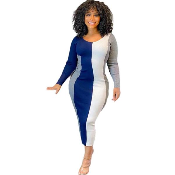 casual dresses blue white gray color block patchwork round neck long sleeve maxi dress women's basic autumn slim fit vestidos, Black;gray
casual dresses blue white gray color block patchwork round neck long sleeve maxi dress women's basic autumn slim fit vestidos, Black;gray