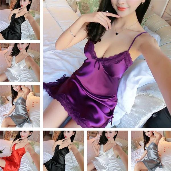 arrival spaghetti strap women sleepwear sleeping dress deep v neck lace slim, Black;red
arrival spaghetti strap women sleepwear sleeping dress deep v neck lace slim, Black;red