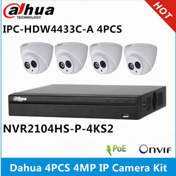dahua 4 pcs ipc-hdw4433c-a built-in mic 4mp ip camera & nvr2104hs-p-4ks2 4ch with poe ports cctv system support p2p systems
dahua 4 pcs ipc-hdw4433c-a built-in mic 4mp ip camera & nvr2104hs-p-4ks2 4ch with poe ports cctv system support p2p systems