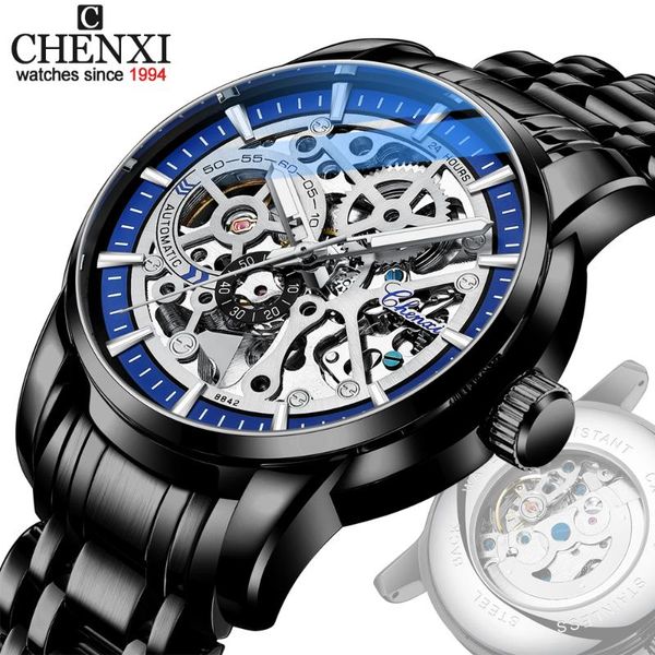 wristwatches chenxi men automatic mechanical tourbillon watch luxury business stainless steel waterproof wristwatch relogio masculino, Slivery;brown
wristwatches chenxi men automatic mechanical tourbillon watch luxury business stainless steel waterproof wristwatch relogio masculino, Slivery;brown