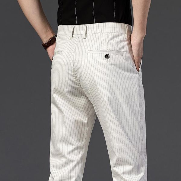 men's pants business work office breathable striped non-iron high-quality casual straight-leg formal long trousers, Black
men's pants business work office breathable striped non-iron high-quality casual straight-leg formal long trousers, Black