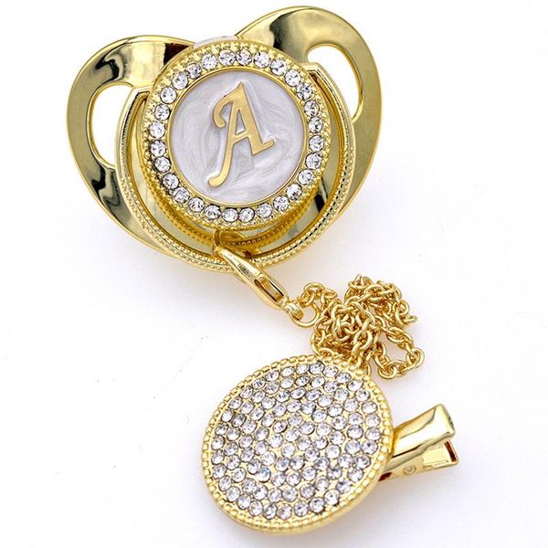 pacifiers# 26 name initial letter baby pacifier and clips bpa silicone infant nipple gold bling born dummy soother
pacifiers# 26 name initial letter baby pacifier and clips bpa silicone infant nipple gold bling born dummy soother