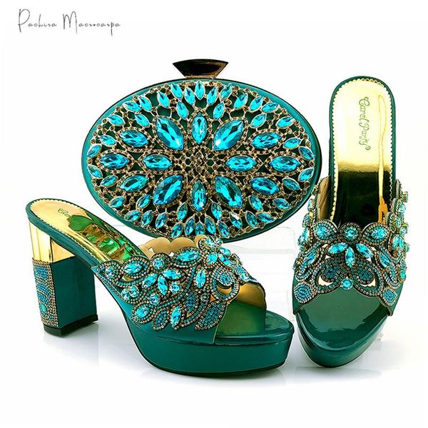 dress shoes african 2021 arrival italian design teal color nerigan fashion women and bag set decorated with rhinestone for party, Black
dress shoes african 2021 arrival italian design teal color nerigan fashion women and bag set decorated with rhinestone for party, Black