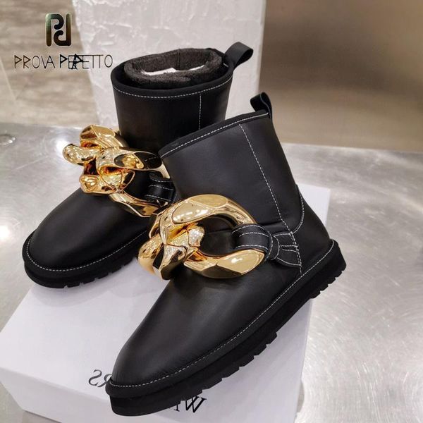 boots slip-on winter metal chain round toe flat ankle sheepskin wool all-in-one warn snow women all-match bread shoes, Black
boots slip-on winter metal chain round toe flat ankle sheepskin wool all-in-one warn snow women all-match bread shoes, Black