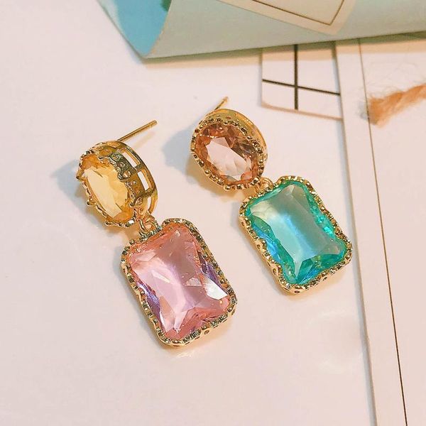 stud kofsac golden fashion earring for women asymmetry sweet candy color crystal geometric earrings cute 925 sterl silver jewelry, Golden;silver
stud kofsac golden fashion earring for women asymmetry sweet candy color crystal geometric earrings cute 925 sterl silver jewelry, Golden;silver