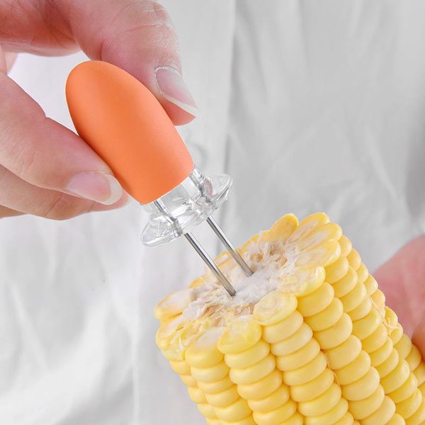 forks corn fork picks fruit stainless steel barbecue insert convenient heat-resistant tpe handle needle
forks corn fork picks fruit stainless steel barbecue insert convenient heat-resistant tpe handle needle