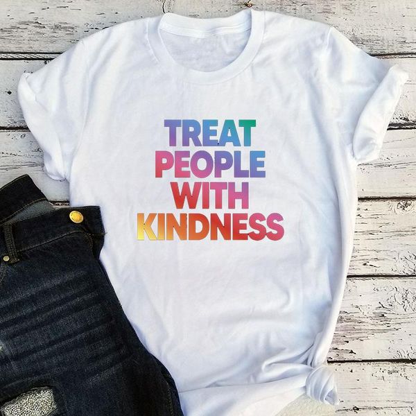 women's t-shirt treat people with kindness clothing women 2021 fashion vintagetshirt graphic tees cute aesthetic clothes vintage tee l, White
women's t-shirt treat people with kindness clothing women 2021 fashion vintagetshirt graphic tees cute aesthetic clothes vintage tee l, White
