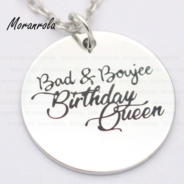 pendant necklaces arried "bad & boujee birthday queen "copper necklace keychain,charm hand stamped jewelry girl women, Silver
pendant necklaces arried "bad & boujee birthday queen "copper necklace keychain,charm hand stamped jewelry girl women, Silver