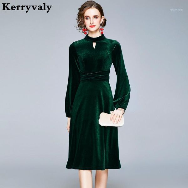 casual dresses winter dark green velvet evening dress vestidos invierno 2021 mujer korean a- line long sleeve midi party women k8217, Black;gray
casual dresses winter dark green velvet evening dress vestidos invierno 2021 mujer korean a- line long sleeve midi party women k8217, Black;gray