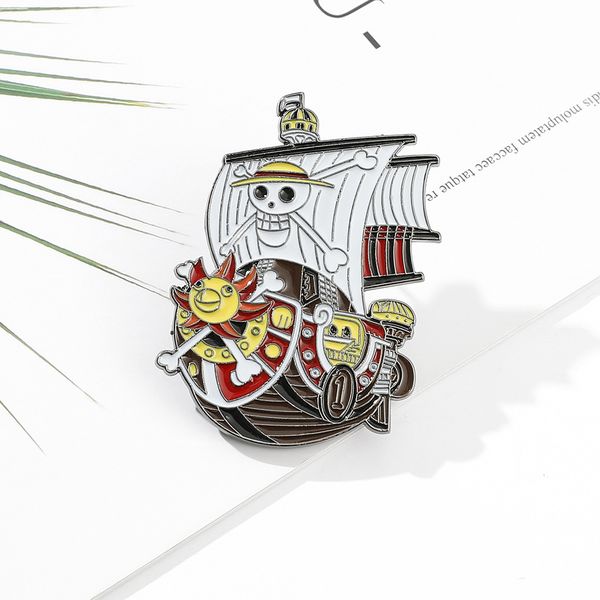 anime pirate ship enamel pins and brooches for women fashion lapel pin backpack bags badge friend kids for gifts, Blue
anime pirate ship enamel pins and brooches for women fashion lapel pin backpack bags badge friend kids for gifts, Blue