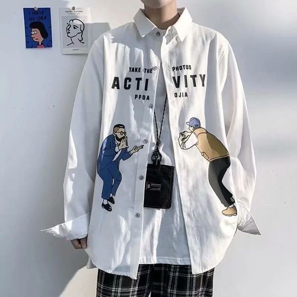 men's casual shirts shirtlong sleeve spring and korean fashion shirt loose casual inch autumn men's jacket olk0, White;black
men's casual shirts shirtlong sleeve spring and korean fashion shirt loose casual inch autumn men's jacket olk0, White;black