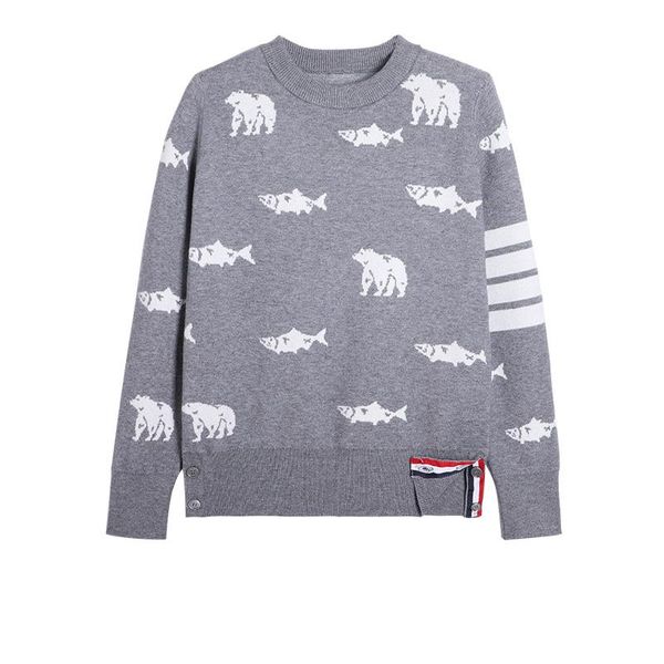 women's sweaters korean version of small fish jacquard outer sweater women autumn and winter pullover round neck knitted bottoming shir, White;black
women's sweaters korean version of small fish jacquard outer sweater women autumn and winter pullover round neck knitted bottoming shir, White;black