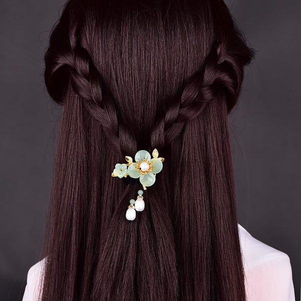 Hair Clips & Barrettes Pearl Glass Antique Headband Rubber Band Hairband Female Elastic Horsetail Binding, Golden;silver
Hair Clips & Barrettes Pearl Glass Antique Headband Rubber Band Hairband Female Elastic Horsetail Binding, Golden;silver