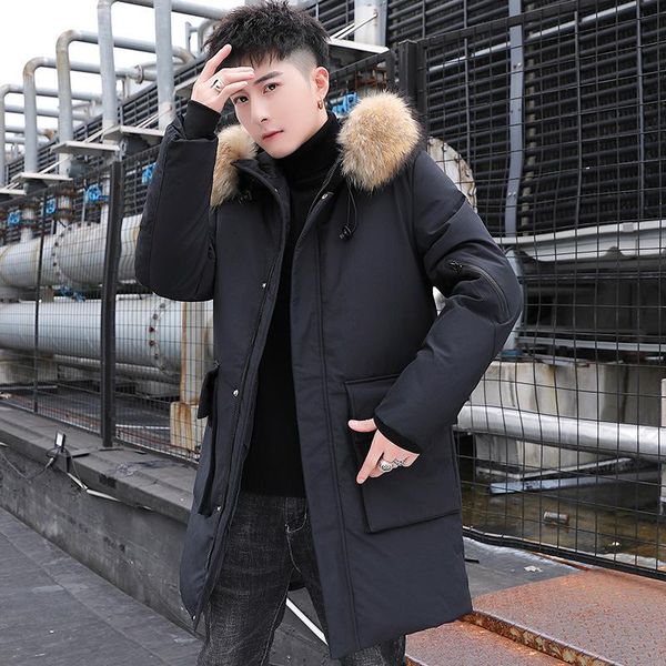 men's jackets winter parka jacket men fashion padded parkas snowjacket medium-long coats thicken with fur hood windbreaker, Black;brown
men's jackets winter parka jacket men fashion padded parkas snowjacket medium-long coats thicken with fur hood windbreaker, Black;brown