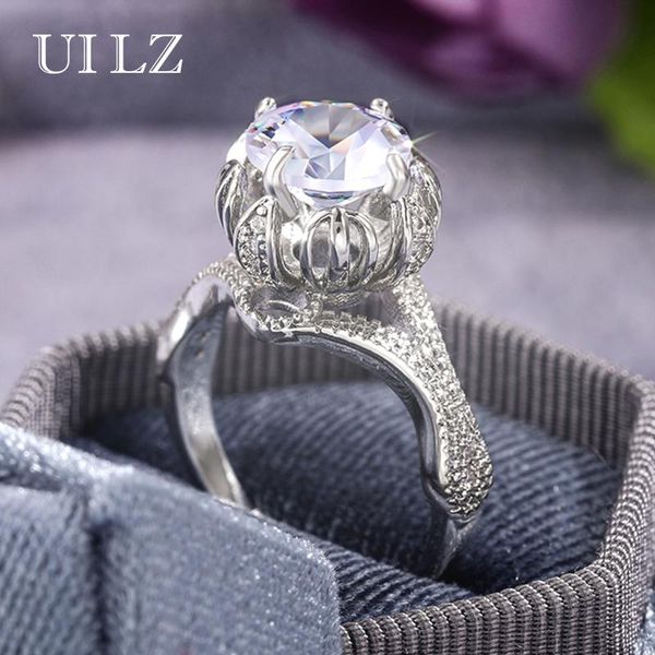 wedding rings uilz brilliant flower shape women's handmade cubic zircon eternal statement ring bridal jewelry, Slivery;golden
wedding rings uilz brilliant flower shape women's handmade cubic zircon eternal statement ring bridal jewelry, Slivery;golden