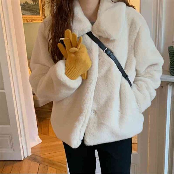 jacket autumn winter clothes warm thick furry coat women turn down collar single breasted long sleeve ladies short jackets elegant hszu 21ou, Black;brown
jacket autumn winter clothes warm thick furry coat women turn down collar single breasted long sleeve ladies short jackets elegant hszu 21ou, Black;brown