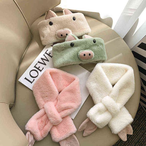 scarves imitation rabbit hair children's scarf autumn winter warm men and women's baby cartoon pig plush gift bib, Blue;gray
scarves imitation rabbit hair children's scarf autumn winter warm men and women's baby cartoon pig plush gift bib, Blue;gray