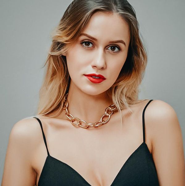fashion punk retro gold round thick chain necklace for women statement silver color clavicle party jewelry gift chains
fashion punk retro gold round thick chain necklace for women statement silver color clavicle party jewelry gift chains