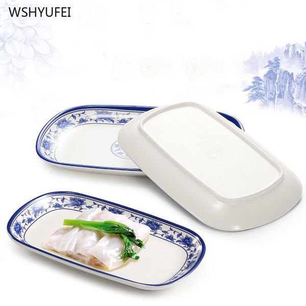 dishes & plates blue and white porcelain exquisite pattern imitation is not easy to break rectangular restaurant kitchen supplies
dishes & plates blue and white porcelain exquisite pattern imitation is not easy to break rectangular restaurant kitchen supplies