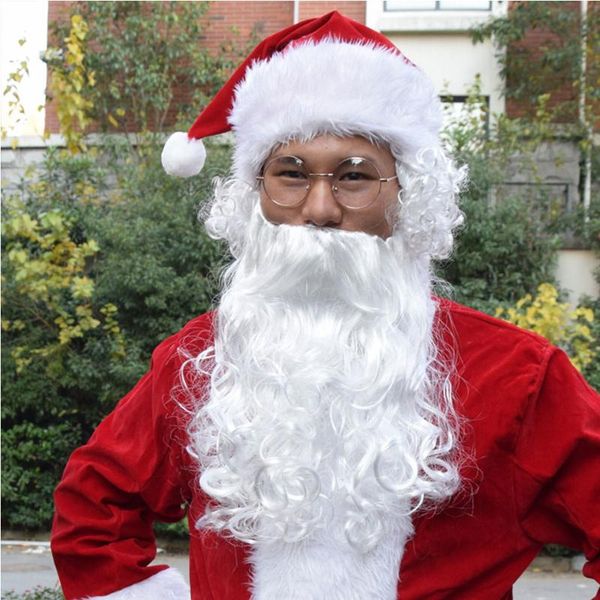 synthetic wigs fake hair christmas sprite santa claus cosplay beard and hat coutume for party man funny masquerade accessories, Black
synthetic wigs fake hair christmas sprite santa claus cosplay beard and hat coutume for party man funny masquerade accessories, Black