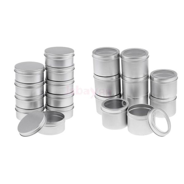 storage bottles & jars 20x 100ml 150ml aluminum cosmetics cream empty lip containers tin
storage bottles & jars 20x 100ml 150ml aluminum cosmetics cream empty lip containers tin
