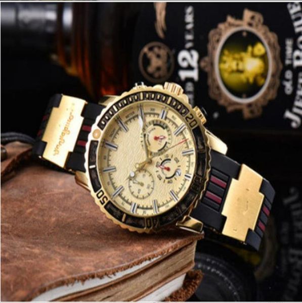 

orologio all subdials work leiseure mens stainless steel quartz wristwatches satch watch man watch relogies for men relojes girlfriend gift, Slivery;brown