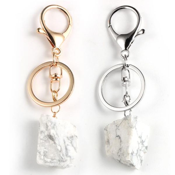 keychains original irregular white turquoises pendant key chain ring holder men women natural stone keychain boho jewelry, Silver
keychains original irregular white turquoises pendant key chain ring holder men women natural stone keychain boho jewelry, Silver