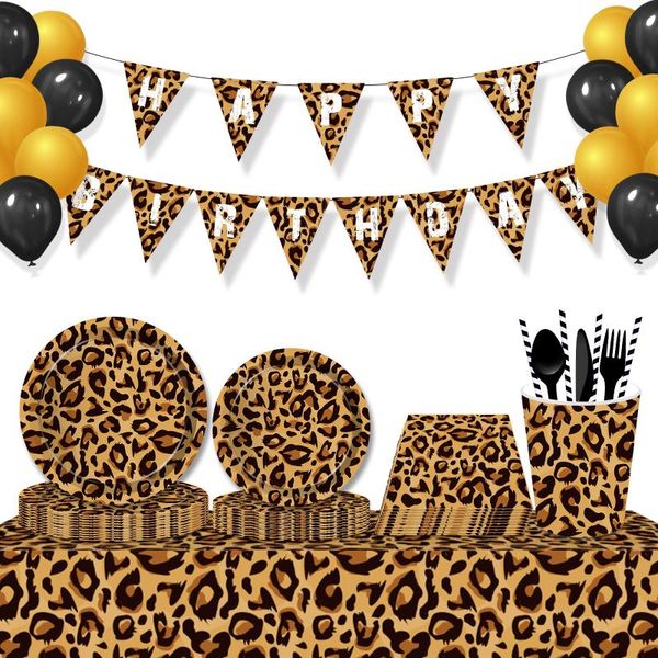 disposable dinnerware leopard jungle theme party tableware decorations sets plates napkins cups kids happy birthday favors
disposable dinnerware leopard jungle theme party tableware decorations sets plates napkins cups kids happy birthday favors