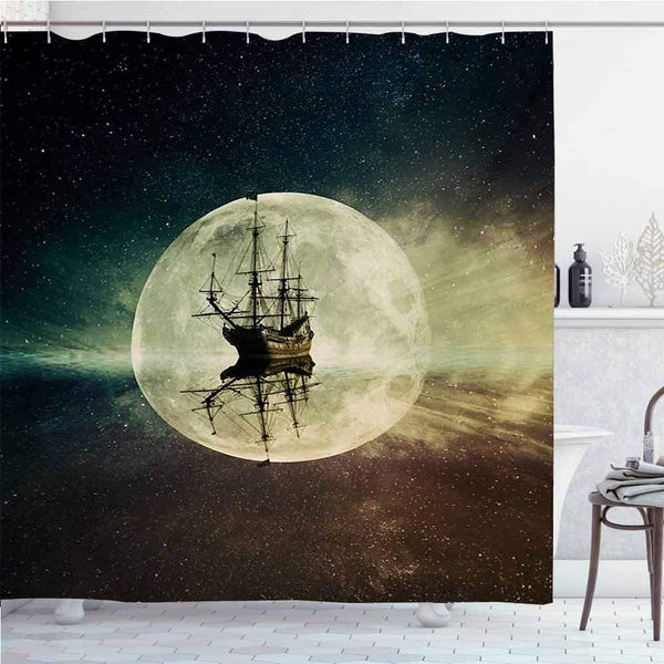 ocean farmhouse shower curtain vintage old ship on sea moonlight starry night sky adventure journey theme for decorative
ocean farmhouse shower curtain vintage old ship on sea moonlight starry night sky adventure journey theme for decorative