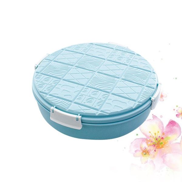 round fruit plate snack tray nuts candy sealing storage box with cover for party festival - single layer (blue) gift wrap
round fruit plate snack tray nuts candy sealing storage box with cover for party festival - single layer (blue) gift wrap