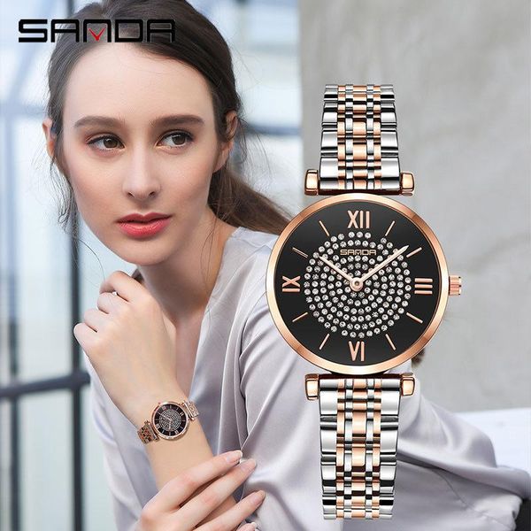 wristwatches luxe vrouwen horloges crystal dames horloge waterdicht quartz roestvrij staal relogio feminino, Slivery;brown
wristwatches luxe vrouwen horloges crystal dames horloge waterdicht quartz roestvrij staal relogio feminino, Slivery;brown