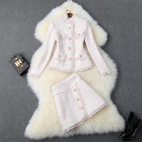 two piece dress autumn winter 2 suit women single breasted pocket full sleeve coat +mini skirt tassel set office lady, White
two piece dress autumn winter 2 suit women single breasted pocket full sleeve coat +mini skirt tassel set office lady, White
