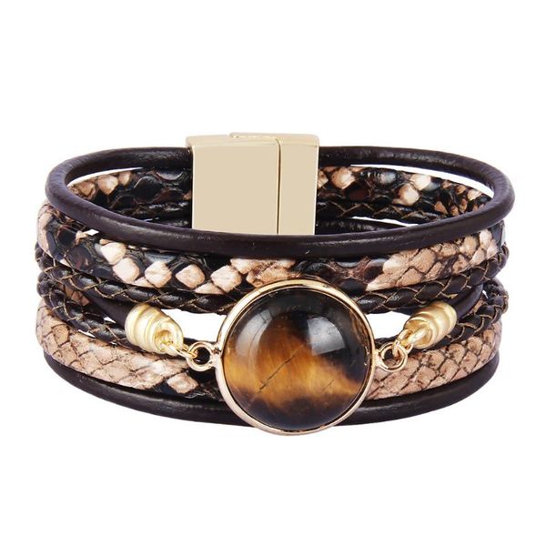 charm bracelets women bracelet creative alloy jewelry snake pattern multilayer leather braided wide wrap bohemian bangle, Golden;silver
charm bracelets women bracelet creative alloy jewelry snake pattern multilayer leather braided wide wrap bohemian bangle, Golden;silver