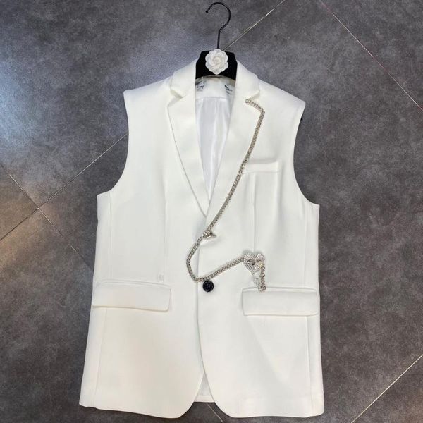 summer satin diamond beaded loose ladies vest jacket 2021 women's fashion high-quality all-match blouse bra xl jackets, Black;brown
summer satin diamond beaded loose ladies vest jacket 2021 women's fashion high-quality all-match blouse bra xl jackets, Black;brown