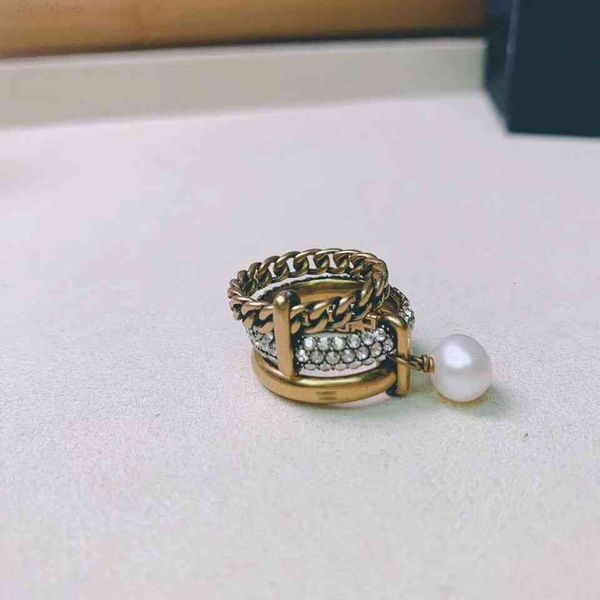 luxury designer fashion jewelry ring dijia / d's three-layer pearl letter female hand jewelry personalized alternative, Golden;silver
luxury designer fashion jewelry ring dijia / d's three-layer pearl letter female hand jewelry personalized alternative, Golden;silver