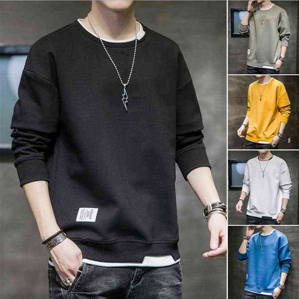 men's sweater 2021 autumn and winter new korean round neck bottomed shirt with plush long sleeve t-shirt men's sweater h1206, Black
men's sweater 2021 autumn and winter new korean round neck bottomed shirt with plush long sleeve t-shirt men's sweater h1206, Black