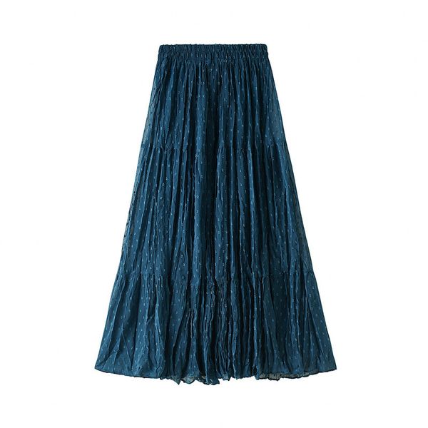 Skirts skirts Sweet Dobby Crepe Chiffon Summer Korean Embroidered Dotted A-line Maxi Long Spring Pink Blue SI1V, Black
Skirts skirts Sweet Dobby Crepe Chiffon Summer Korean Embroidered Dotted A-line Maxi Long Spring Pink Blue SI1V, Black