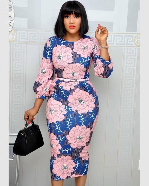 casual dresses fashion african women's cross border print dress with belt woman cheongsam, Black;gray
casual dresses fashion african women's cross border print dress with belt woman cheongsam, Black;gray