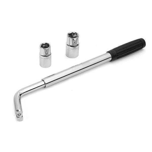 1set wheel wrench with sockets universal spanner lug for machine car removal repair tool 17/19, 21/23mm hand tools
1set wheel wrench with sockets universal spanner lug for machine car removal repair tool 17/19, 21/23mm hand tools