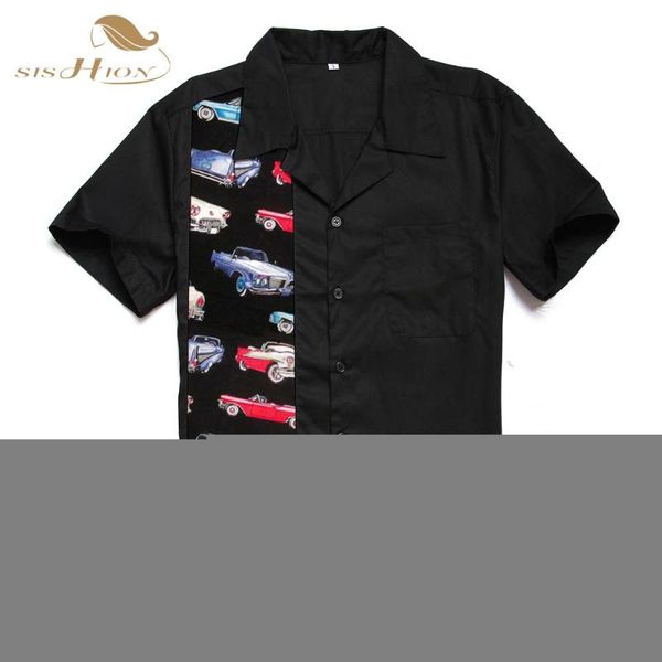 men black shirt short sleeve cars print patchwork cotton vintage cowboy rockabilly st110 camisa hombre men's casual shirts, White;black
men black shirt short sleeve cars print patchwork cotton vintage cowboy rockabilly st110 camisa hombre men's casual shirts, White;black