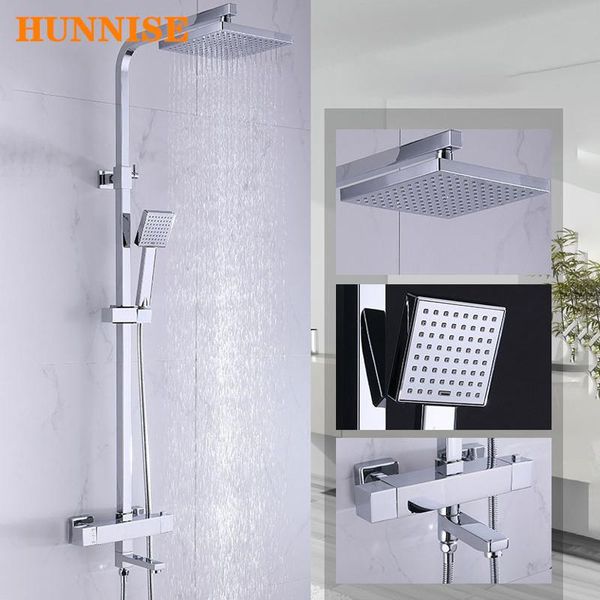 thermostatic shower set square rainfall head wall mounted bathroom faucet chrome mixer sets
thermostatic shower set square rainfall head wall mounted bathroom faucet chrome mixer sets