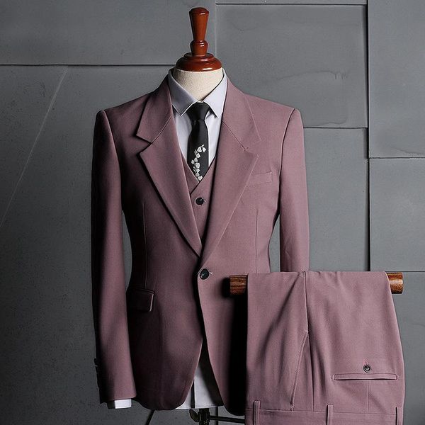 men's suits & blazers men business slim sets wedding dress 3 pieces suit coat trousers waistcoat (jacket+pant+vest) custom made, White;black
men's suits & blazers men business slim sets wedding dress 3 pieces suit coat trousers waistcoat (jacket+pant+vest) custom made, White;black