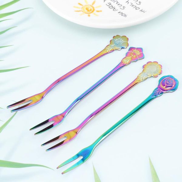 forks 4pcs stainless steel two tooth dessert fruit fork pastry picks party supplies for home ktv bar (silver+golden)
forks 4pcs stainless steel two tooth dessert fruit fork pastry picks party supplies for home ktv bar (silver+golden)