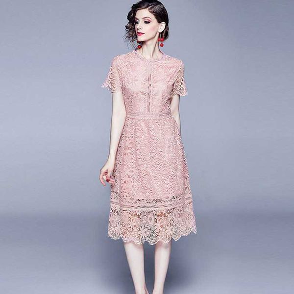 arrival summer runway water-soluble lace stitching crochet women's elegant vintage midi party dress vestido 210529, Black;gray
arrival summer runway water-soluble lace stitching crochet women's elegant vintage midi party dress vestido 210529, Black;gray